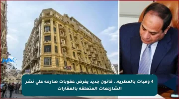 4 وفيات بالمطرية.. قانون جديد يفرض عقوبات صارمة على نشر الشائعات المتعلقة بالعقارات